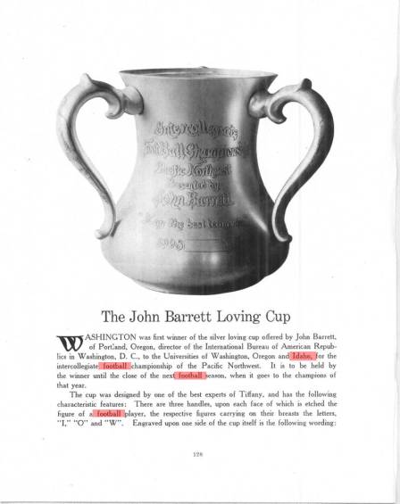 The John Barrett Loving Cup