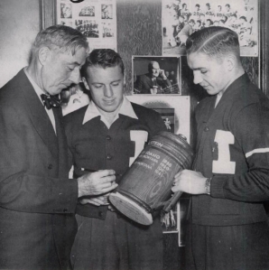 The Little Brown Stein, seen here, following Idaho's 1942 victory over Montana